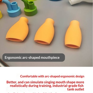 Appareil d'entraînement vocal et respiratoire en forme de bouteille et de pot, avec construction en plastique et acier inoxydable, dispositif d'entraînement de base - Product Image 3