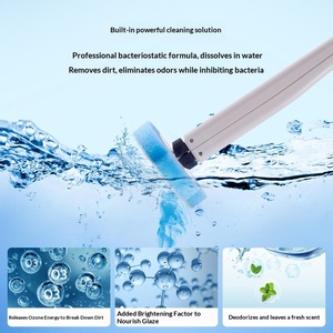 <span class=keywords><strong>Cubo</strong></span> de <span class=keywords><strong>Basura</strong></span> Jiean Hui para Baño, Inodoro/Sala de Estar, Tipo Presión, Contenedor de Papel, Diseño Cilíndrico para Espacios Reducidos, Tapa Extraíble - Product Image 3