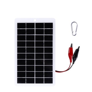 Masuyoshi Mitsu 4W 5V Polycrystalline <b>Solar</b> <b>Panel</b> With Clips For 3.7V-5V Batteries Charging - Product Image 2