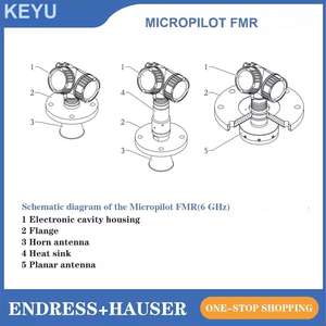 Radar füllstand messer Endress Hauser Radar füllstand geber E H FMR57 Radar pegels ensor - Product Image 6