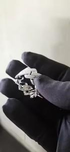 VVS Clarity Lab-Grown Diamond Ring in 14kt White Gold Modern Design New Trending Arrival in Moissanite Jewelry - Product Image 4