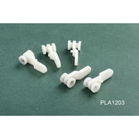 Support moderne en plastique blanc Ugrace pour tringles à rideaux, usage domestique et hôtelier, accessoire de glissière pour rideaux PLA1203
