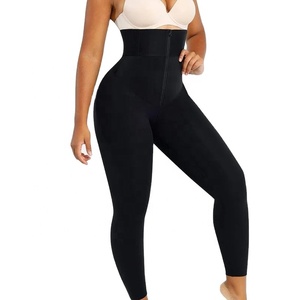 Leggings de mujer de cintura alta con control de abdomen, pantalones de entrenamiento moldeadores, levanta glúteos, realza la <span class=keywords><strong>forma</strong></span>, diseño con cremallera, para yoga y <span class=keywords><strong>gimnasio</strong></span> - Product Image 1
