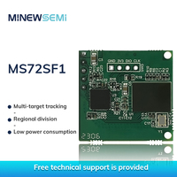 Modul Pelacakan Target Radar Gelombang Milimeter 60GHz modul energi rendah pemantauan langsung anti-interferensi Modul Penetrasi Kuat