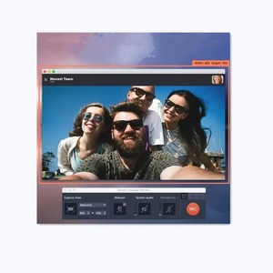 Logiciel d'enregistrement vidéo puissant QIDUO pour PC/<span class=keywords><strong>MAC</strong></span>, Movavi Screen Recorder en stock - Product Image 1