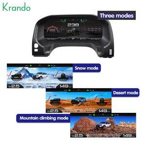 Krando Linux hệ thống 12.3 inch cụ kỹ thuật số cụm cho Toyota Land Cruiser Prado 2010 - 2020 LCD Bảng điều khiển xe mét - Product Image 4