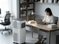Climatiseur portable 7000 BTU, unité mobile de climatisation, refroidissement uniquement, climatiseur portable pour la maison, le bureau, la chambre