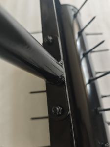 Aérateur de pelouse à roulettes robuste - Aérateur manuel de <span class=keywords><strong>gazon</strong></span> avec picots de 120 cm pour l'entretien des pelouses de jardin - Product Image 5