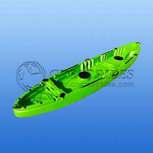 Double Seater <span class=keywords><strong>2</strong></span> Person Cheap Fishing Surf With Paddle Plastic Sit on Top <span class=keywords><strong>Kayak</strong></span> Rowing Boats - Product Image 3