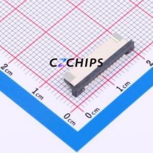 FPC-1.0AX-12PWCR-H25 FFC/FPC Connector SMD,P=1mm,Horizontal Mount Connector Drawer Type Bottom Contact 12P 1mm - Product Image 1