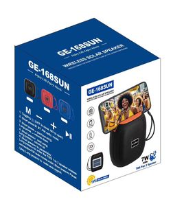 GE-168SUN 7W Mini Xách Tay Màu Xanh Răng Năng Lượng Mặt Trời Loa 1200MAh Loa Bass Ngoài Trời Âm Nhạc Máy Nghe Nhạc Mini Boombox Nhà Quà Tặng FM <span class=keywords><strong>USB</strong></span> - Product Image 6