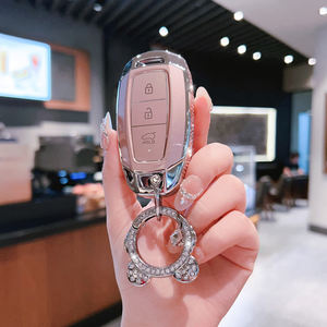 Accessoires de voiture Porte-clés pour <span class=keywords><strong>Hyundai</strong></span> Solaris 2021 Accent Ix25 Creta 2020 Elantra Tucson Verna <span class=keywords><strong>I20</strong></span> Housse de <span class=keywords><strong>clé</strong></span> - Product Image 5