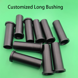 Pa6 Nylon Tay Áo Cách điện Delrin dài tay áo mang POM Acetal mặt bích trục ỐNg Lót kích thước lớn mang bụi cho bu lông - Product Image 5