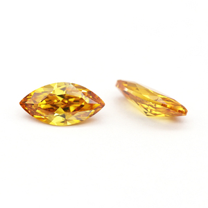 Zircon AAA <span class=keywords><strong>jaune</strong></span> doré taillé à la machine 2x4mm <span class=keywords><strong>Marquise</strong></span> pour bagues plaquées <span class=keywords><strong>or</strong></span> Zircon cubique Diamant Prix compétitif par chaleur - Product Image 4