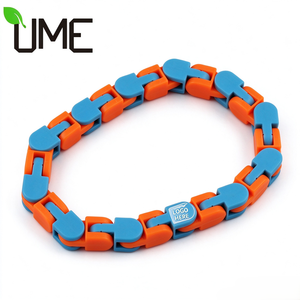 สร้อยข้อมือบล็อกสร้างสรรค์ของเล่นจับคู่สีของเล่นก่อสร้างสำหรับเด็กชายหญิงของขวัญวันเกิดปาร์ตี้ - Product Image 1