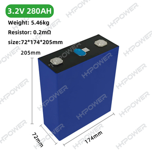 LiFePO4 3,2 V dan 280 Ah, 8000 Siklus, Baterai, Sel LifePO4, 3,2 V, LF280K, Ion Litium - Product Image 2