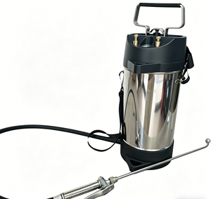 Pulverizador Manual de Acero Inoxidable de 5L - Pulverizador de Jardín de Alta Resistencia para Control de Plagas y Desinfección, Fácil de Usar, Alta Presión - Product Image 3