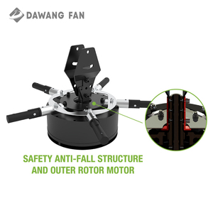 DAWANG <span class=keywords><strong>FAN</strong></span> 400W 10ft büyük Pmsm HVLS tavan vantilatörü spor salonu için