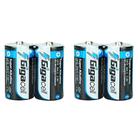 Pila Super Alcalina de 1.5v LR14 Tamaño C, Pila Seca de Larga Duración para Radios, Juguetes y Otros Dispositivos de Alto Consumo