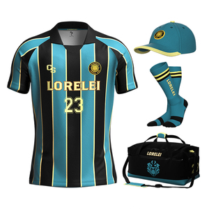 Traje de equipo de fútbol clásico de calle personalizado, diseño de sublimación, camiseta de fútbol deportiva de entrenamiento de Club transpirable - Product Image 6