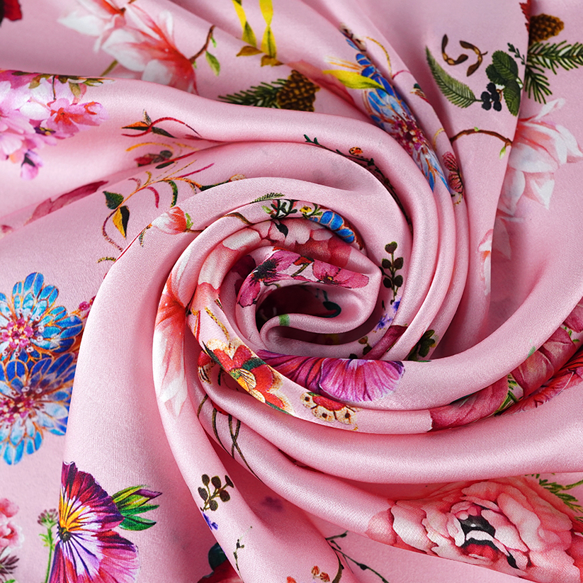 Высококачественная свежая ткань с цветочным принтом, 100% Бамбуковая ткань Lyocell с принтом для одежды