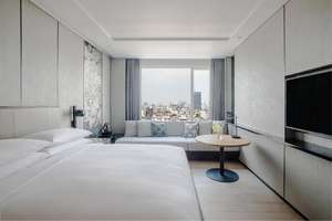 เฟอร์นิเจอร์ห้องนอนโรงแรมห้าดาวแบบกำหนดเองของ Marriott และชุดเตียงเชิงพาณิชย์พร้อมตู้โต๊ะเครื่องแป้งแบบมีอ่างล้างหน้าจากผู้ผลิตในจีน - Product Image 4