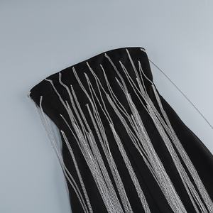 <span class=keywords><strong>Mono</strong></span> Sexy sin Tirantes con Diseño <span class=keywords><strong>de</strong></span> Borlas y Cadena Larga para Mujer, <span class=keywords><strong>Mono</strong></span> Negro sin Mangas con Espalda Descubierta y <span class=keywords><strong>Flecos</strong></span> Ajustados <span class=keywords><strong>de</strong></span> Pierna Ancha para Fiesta <span class=keywords><strong>de</strong></span> Noche - Product Image 6