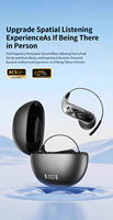 Auriculares deportivos con gancho de alambre de acero y memoria, personalizables con logotipo, traducción simultánea por IA