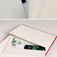 Bloc-notes personnalisé A6 mini en PU 14,5*21cm 160 pages Reliure thermique Fermeture élastique Logo multicolore Impression numérique OEM ODM