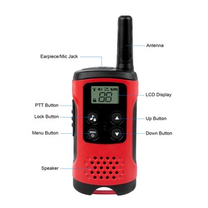 Talkies-walkies pour enfants, filles et garçons, petit modèle, PMR 446 sans licence, radio bidirectionnelle pour enfants avec écran - Product Image 5