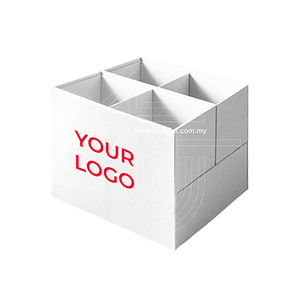 Caja de cartón autoensamblable morada personalizable con impresión de logotipo para embalaje de regalos y manualidades - Product Image 5