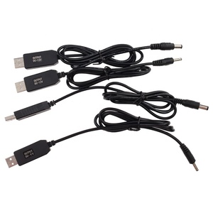 <span class=keywords><strong>Cable</strong></span> de línea de alimentación <span class=keywords><strong>USB</strong></span> DC 5V <span class=keywords><strong>a</strong></span> 9V/12V <span class=keywords><strong>Cable</strong></span> Adaptador convertidor elevador 5,5*2,1mm/3,5*1,35mm enchufe de fuente de alimentación - Product Image 5