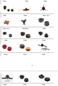 Bobine facile + tête <span class=keywords><strong>de</strong></span> coupe d'alimentation par bosse arbre droit convient pour <span class=keywords><strong>Ryobi</strong></span> RY15526 RY15527 RY15529 - Product Image 4