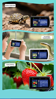 Kamera Digital Lensa Ganda untuk Anak-Anak - Hadiah Kembali ke Sekolah, Mode Selfie Cantik, Sensor CMOS, Layar Sentuh IPS 3,6 inci