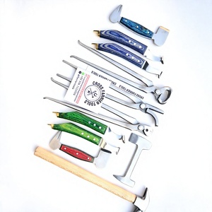 Kit Profesional de Herramientas para el Cuidado de Pezuñas de Herrador: Clavillero, Extractor de Clavos, Alicates, Martillo de Empujar, Pulidor, Cuchillo para Pezuñas, Set de Herradurado para Caballos - Product Image 1