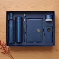 Ensemble cadeau de bureau multifonctionnel : carnet, gourde, chargeur, enceinte Bluetooth