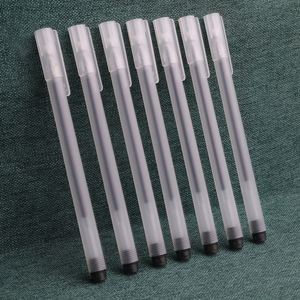 Bolígrafo de Gel Transparente Esmerilado Estilo Neutral para Material Escolar y de Oficina (Negro/Azul/Rojo) - Product Image 1