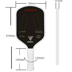 T700 Carbon Fiber Pickleball Paddles With Cushion Comfort Pickleball Paddle Grip Redesigned For Performance And Control