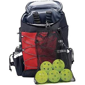 Sac à dos de pickleball gratuit, sac de sport pour raquettes et accessoires de pickleball, poches isothermes - Product Image 1