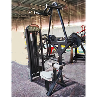 Machine circulaire de traction latérale avec poids réglables, équipement d'entraînement commercial en acier pour le dos et les jambes - Tornado Fitness