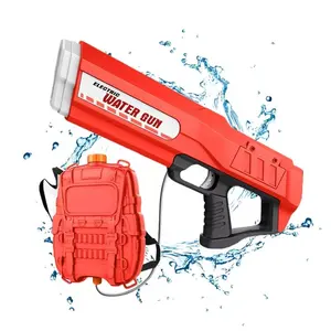 High Capacity Electric Water Gun Long Shooting Range Automatic Water Gun with Backpack for Summer