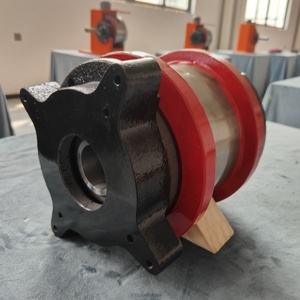 Cần Cẩu Bánh Xe Lắp Ráp Heavy Duty thép cho giàn với góc hộp đường sắt đường kính 200 270 300 Phụ kiện đi du lịch bánh xe - Product Image 4