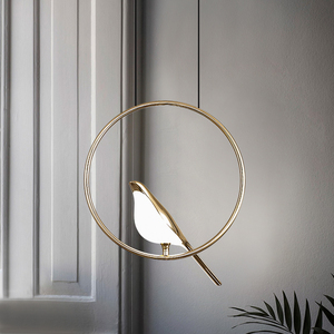 Italian Postmodern Designer Bird Lamp LED Chandelier Lighting Hanging <strong>Light</strong> Fixture for Living Room &amp; <strong>Kitchen</strong> - Product Image 6