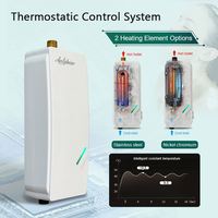 Chauffe-eau électrique instantané Anlabeier à commande manuelle, chauffage rapide, économie d'énergie, pour usage hôtelier et domestique