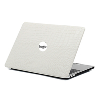 Casing Pelindung Tekstur Kulit Buaya Buatan PU untuk Macbook M5 Air Pro 2025 2026 A3403 A3448 Neo 13 A3404