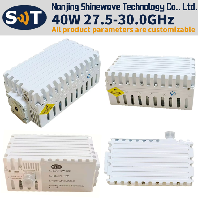 27.5-30.0GHz 40W High Power Ka-Band BUC Single-Pole Double-Throw for VSAT & Satellite Communication Systems