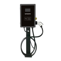 Chargeur mural rapide pour véhicules électriques HCD, 20kW-40kW DC, GBT CCS1 CCS2 Chademo, IP54, certifié CE, entrée 380V