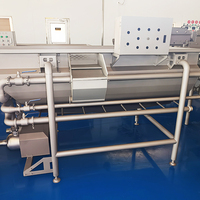 Máquina de lavado por corrientes cruzadas HiLeafy para verduras, equipo de limpieza por burbujas para espinacas y lechuga, para procesamiento en fábricas de ensaladas