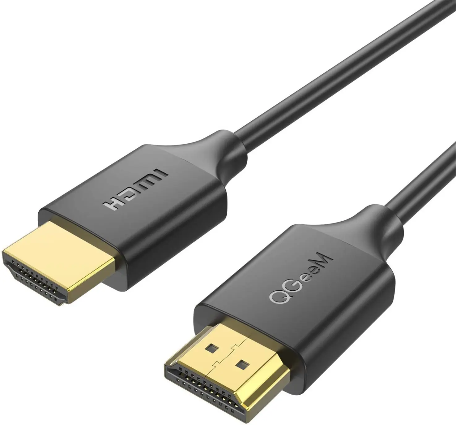 QGeeM High Speed HDMI 2.0 Cable 18Gbps Cord 32AWG Supports 4K 60Hz HDR HDCP 2.2 ARC HDMI 4K Cable