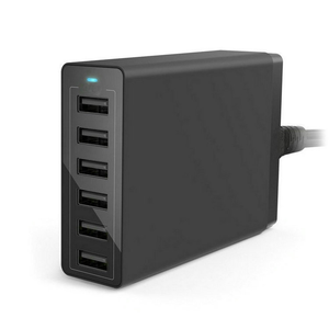 Cargador de Pared USB Inteligente, Estación de Carga de 50W con 6 Puertos, Cargador Multi USB PowerPort para Phone Pad Pro/Air/Mini, <span class=keywords><strong>Galaxy</strong></span> S23 y Más - Product Image 5